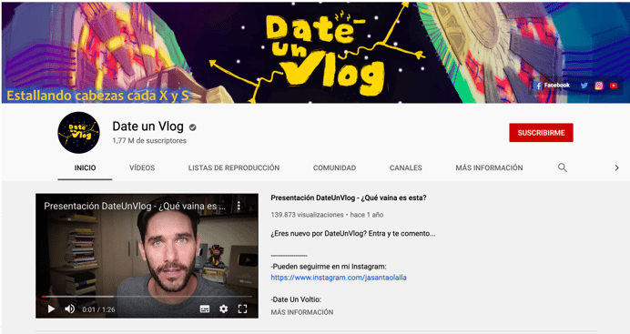 Javier Santaolalla Date un Vlog